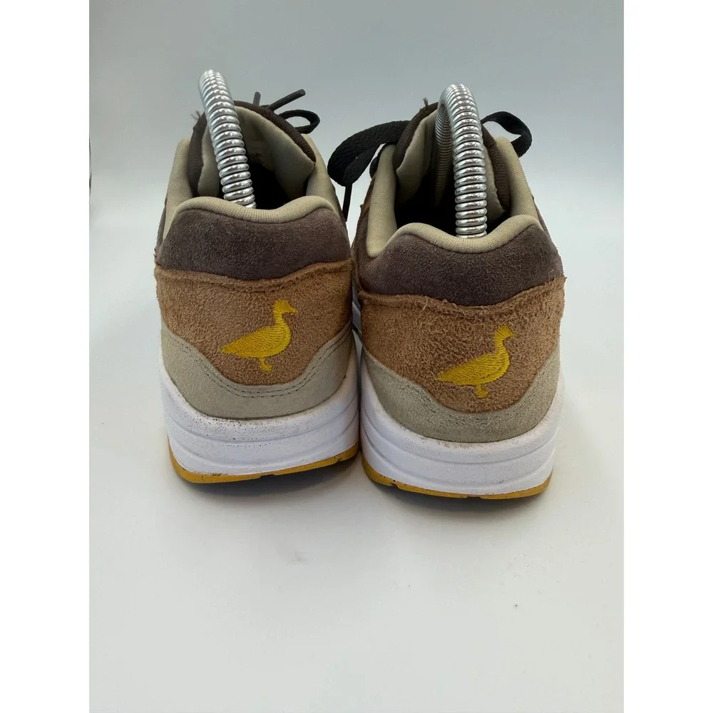 Nike Air Max 1‎ PRM Duck Pecan Yellow Ochre Suede Sneakers Women's Sz 5